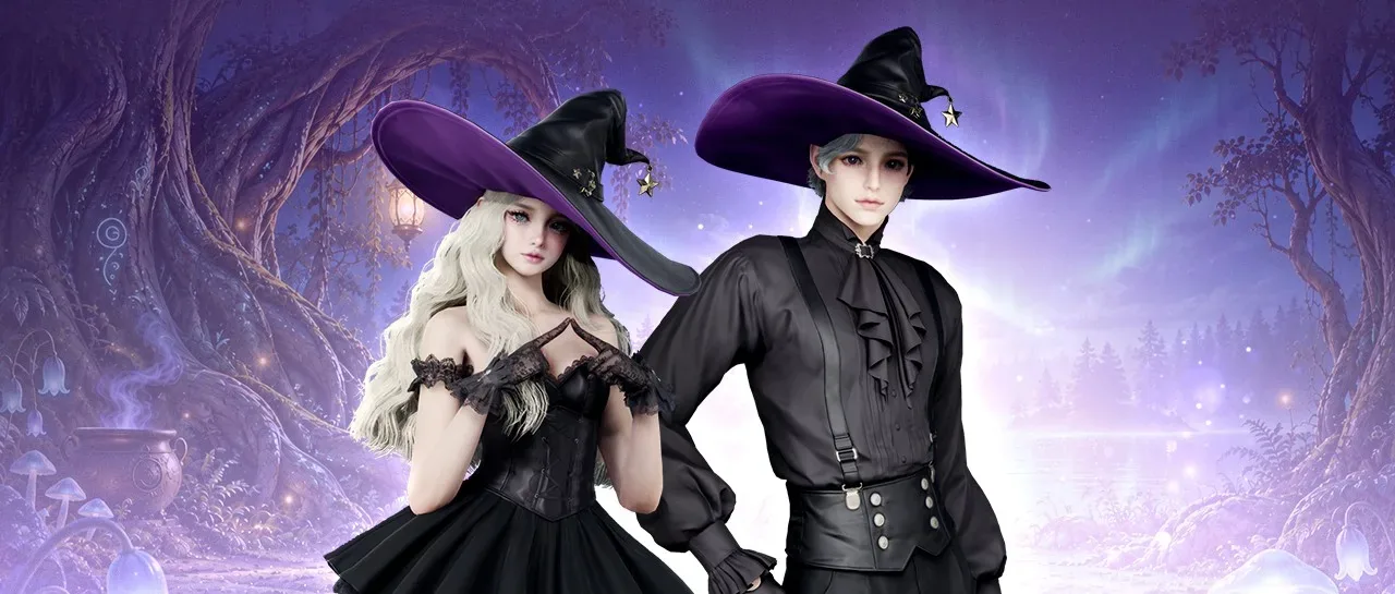 Official AION 2 Midnight Witch outfit promotion