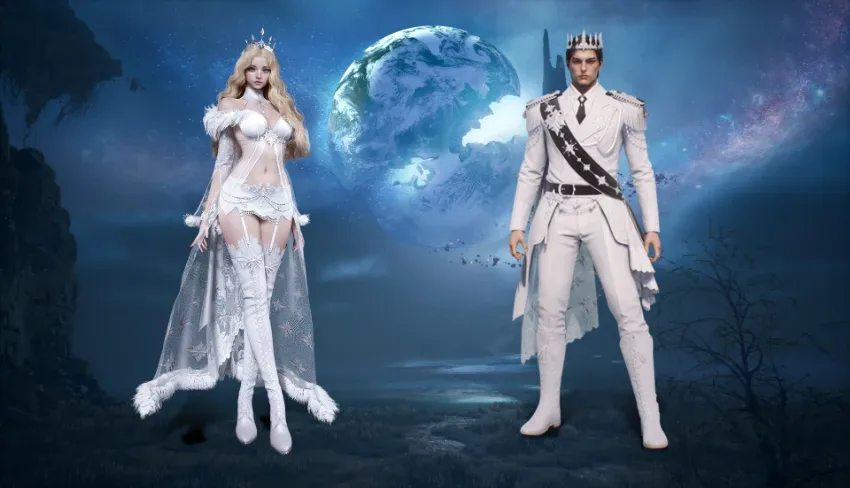 Official AION 2 Moonlit Aria armor skin promotional artwork